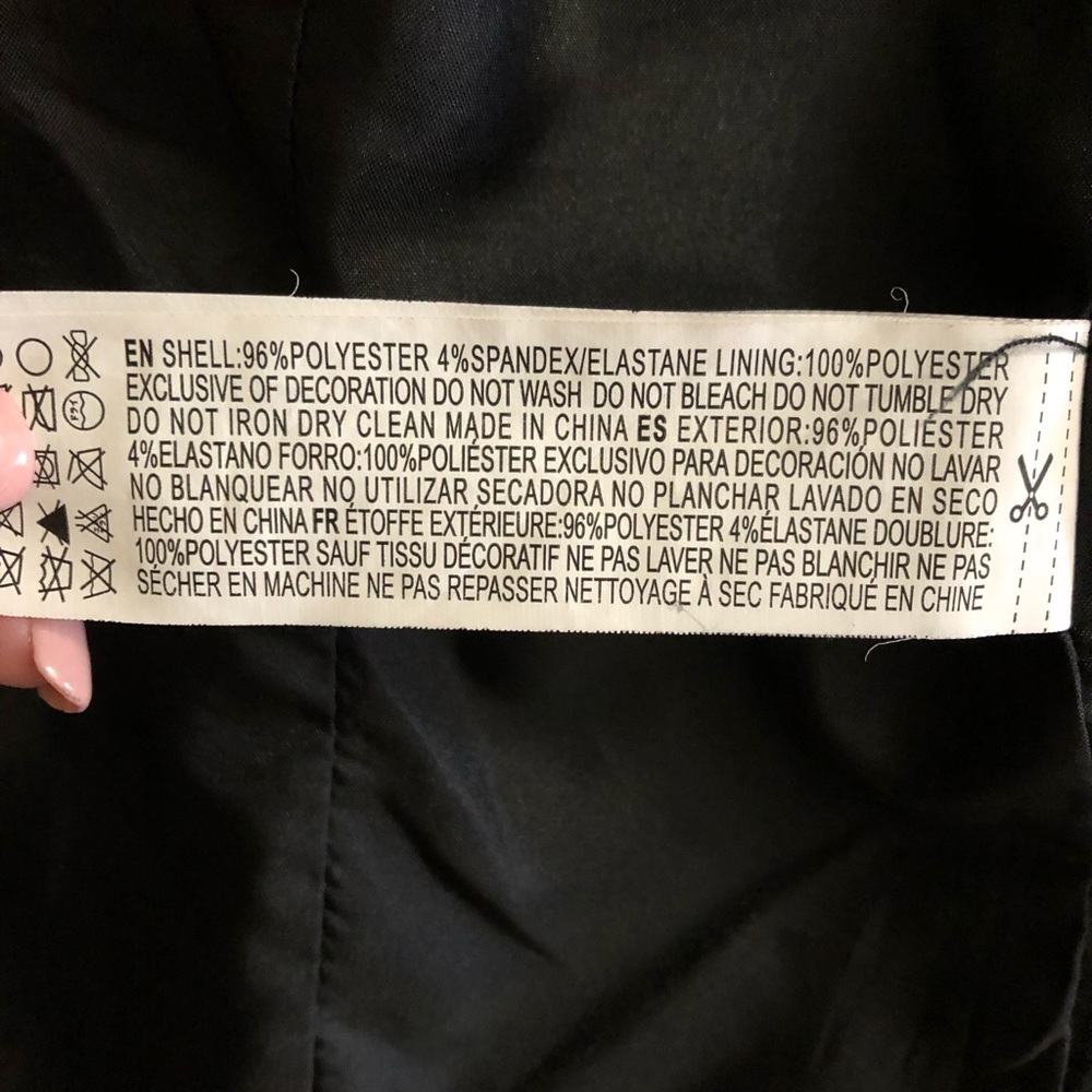 Forever 21 Black Blazer with Zipper Pockets - Picture 3 of 5